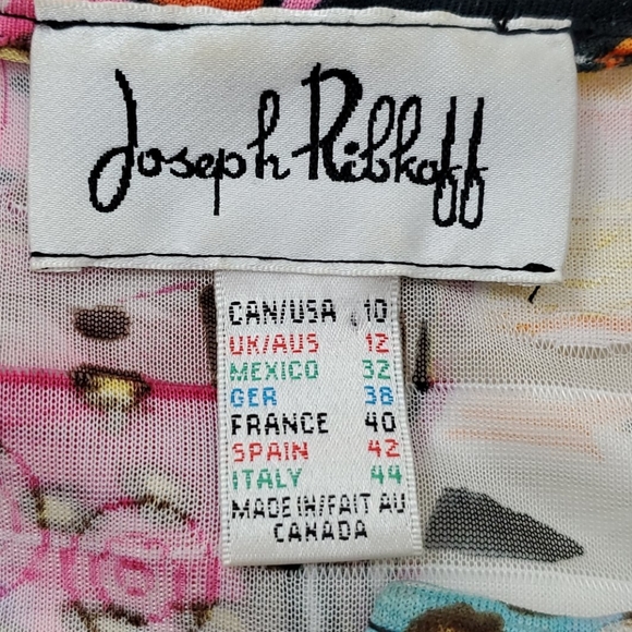 Joseph Ribkoff top zipper fly blouse women size 10 - Picture 4 of 6